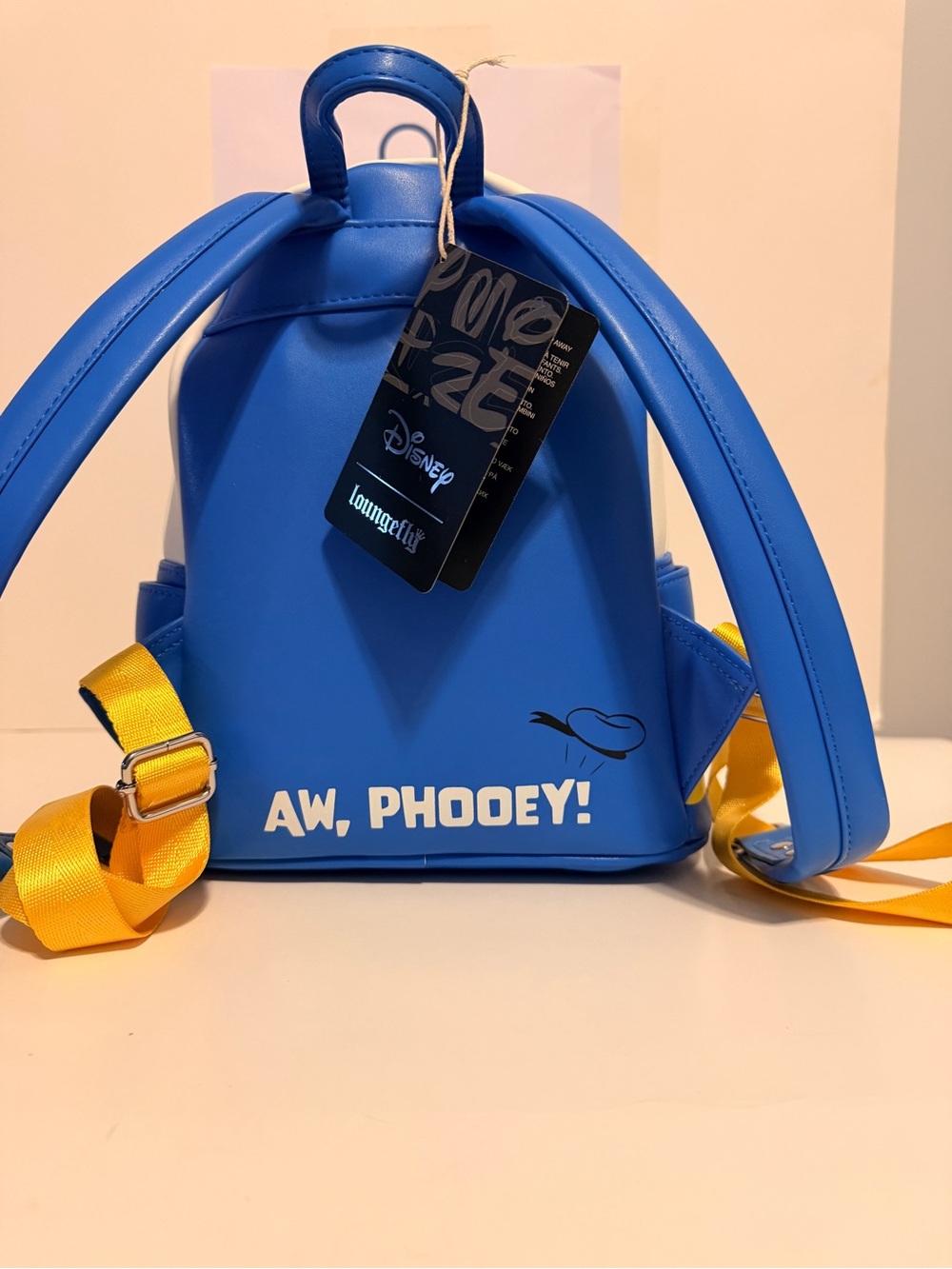 Disney Loungefly Donald Duck Blue Mini Backpack - Picture 5 of 11